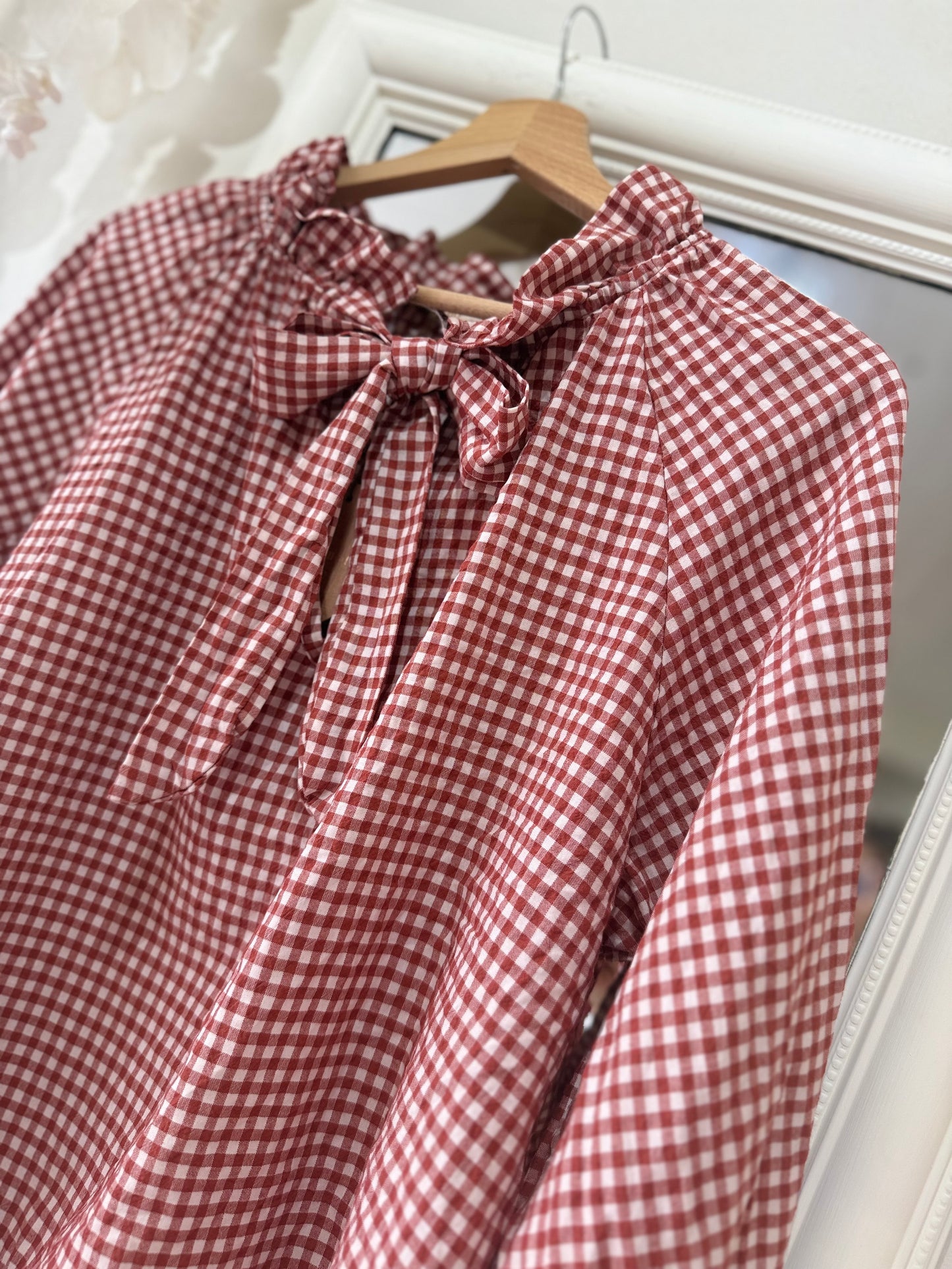 Blouse LINE - Vichy - Rouille
