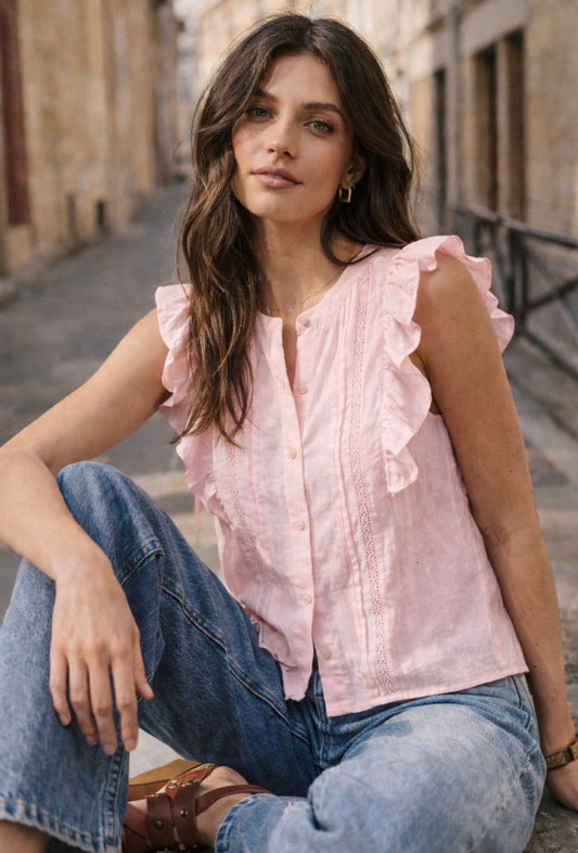 Blouse DELINA - Rose pâle