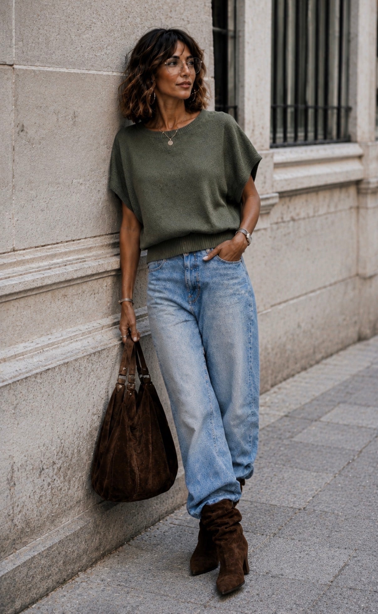 Pull LYDIE - Kaki