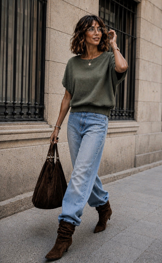 Pull LYDIE - Kaki