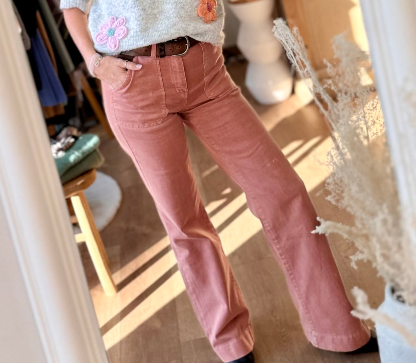 Pantalon SIENNA - Vieux rose