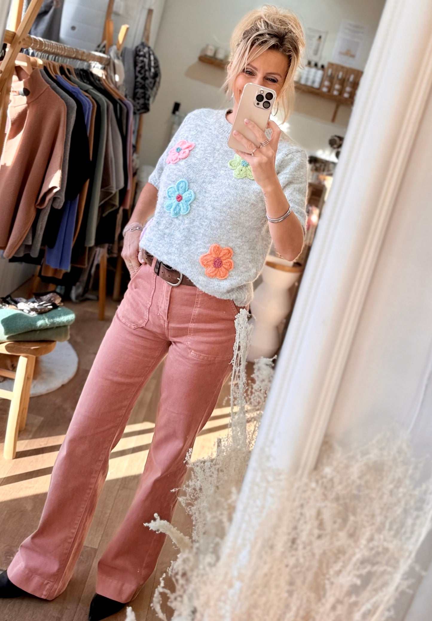 Pantalon SIENNA - Vieux rose