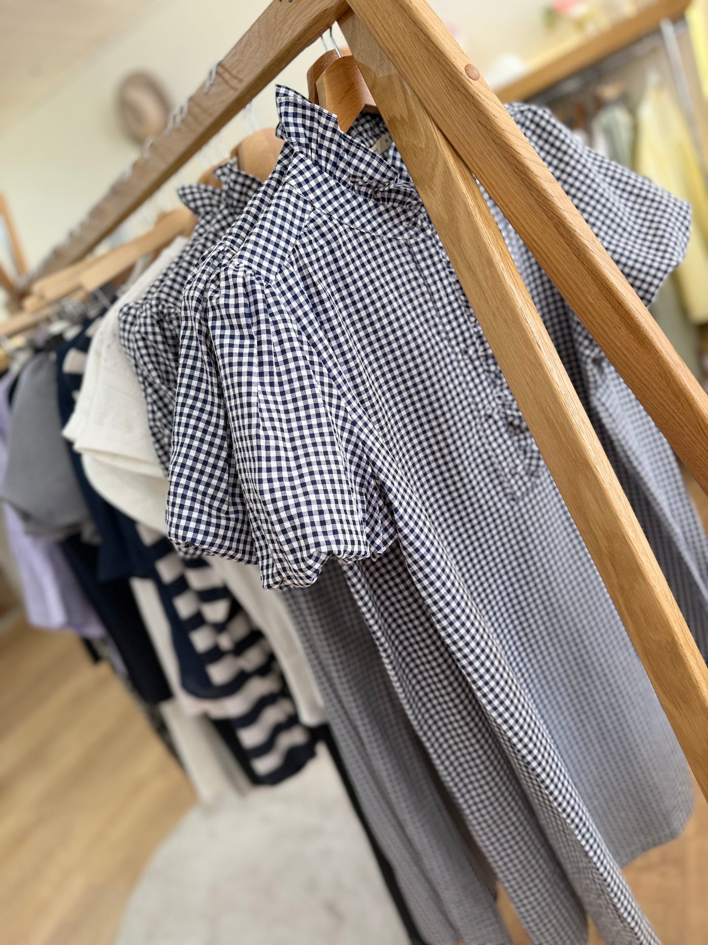 Robe - Vichy marine