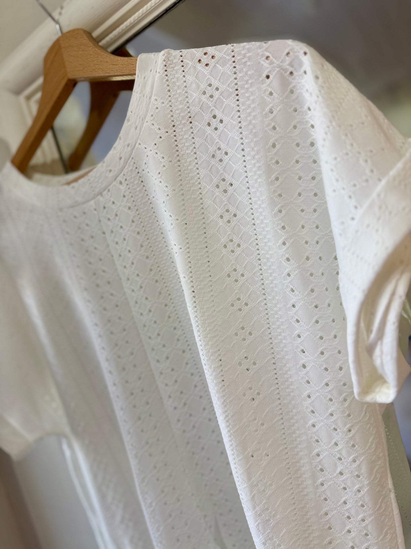 Tee-shirt maille ajourée