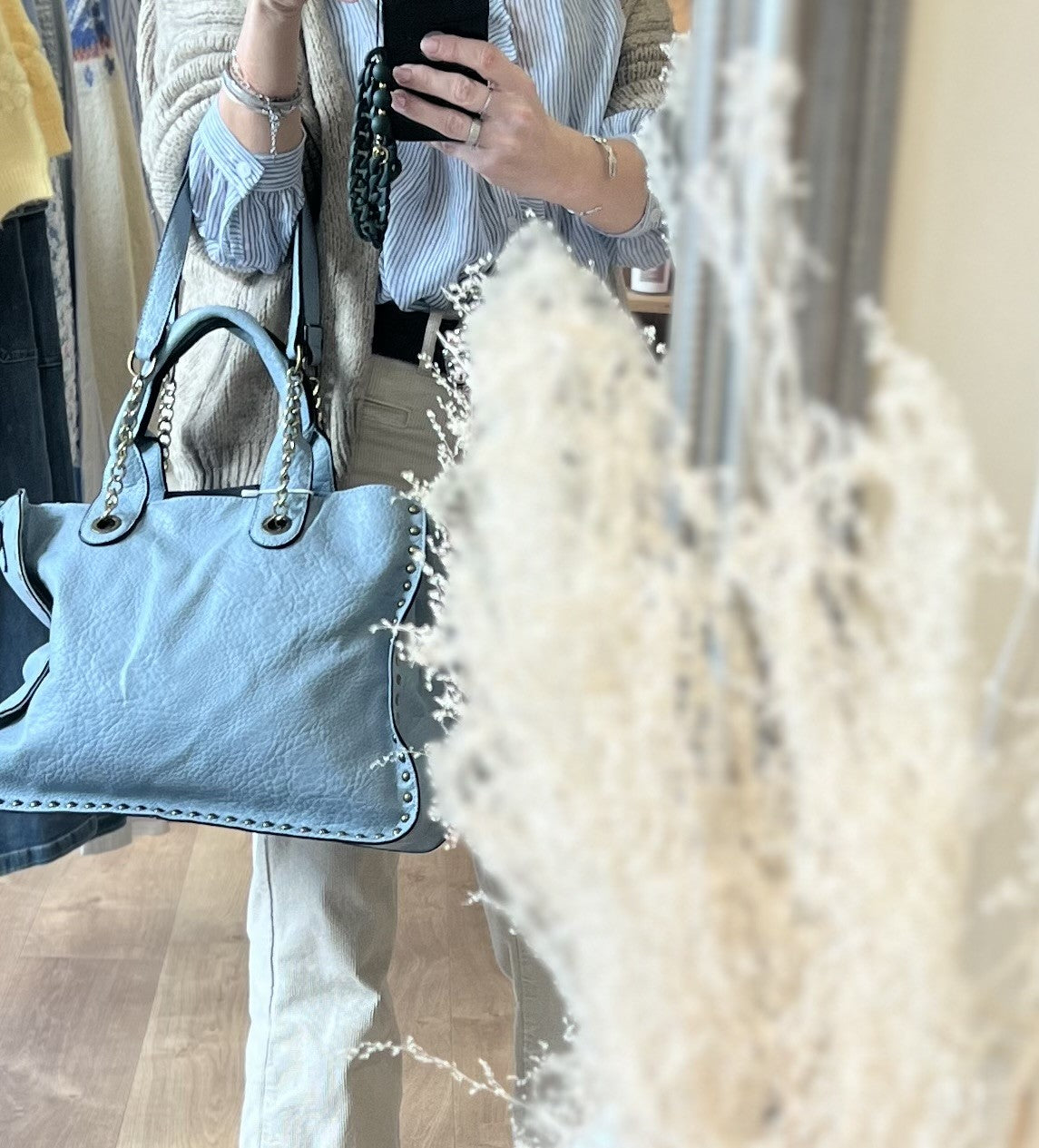 Sac bleu clair