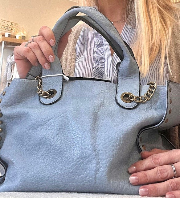 Sac bleu clair